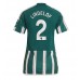 Maillot de foot Manchester United Victor Lindelof #2 Extérieur vêtements Femmes 2023-24 Manches Courtes